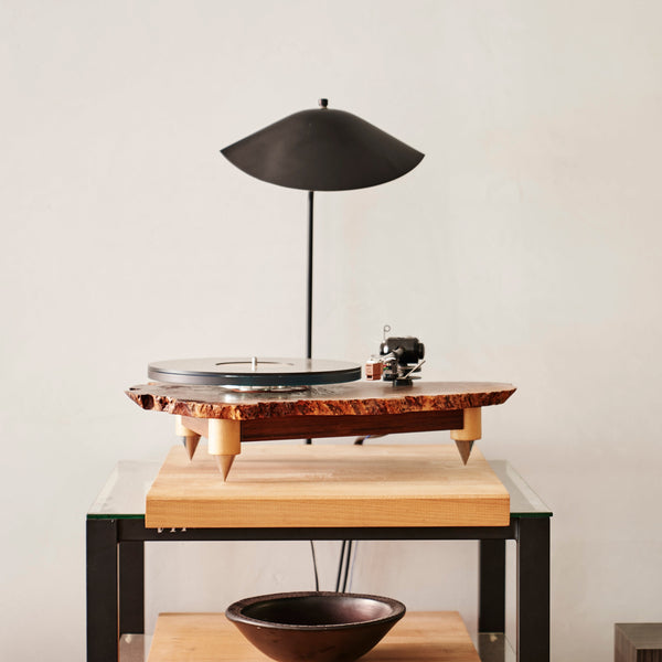 Shop Zung Alejandro Alcocer's handmade turntable photographed in Shop Zung
