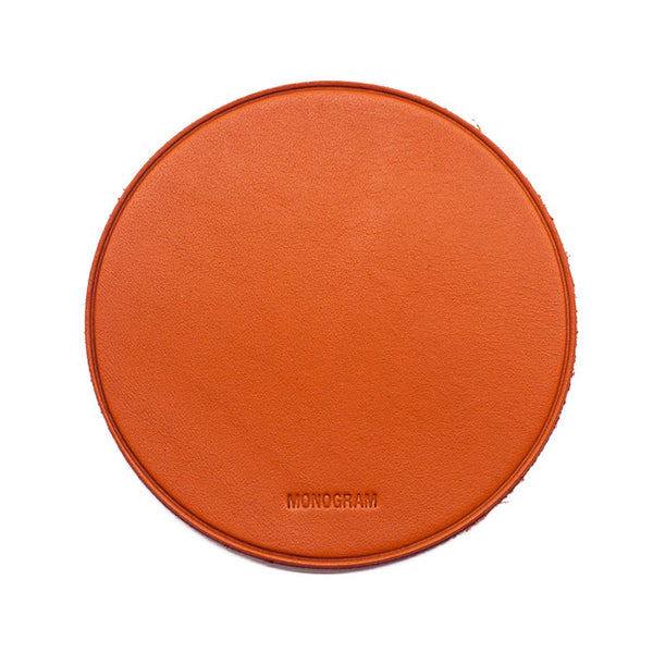 Shop Zung Monogram Leather | Coasters (Set of 6)
