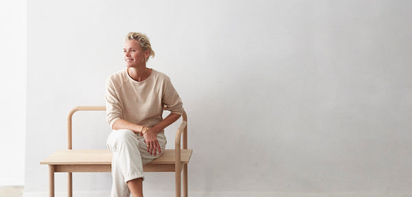 Camilla at Studio Zung on the Maissi Bench