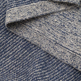 Hangai Mountain Textiles | Cobalt & Platinum Yak Beehive Knit Throw
