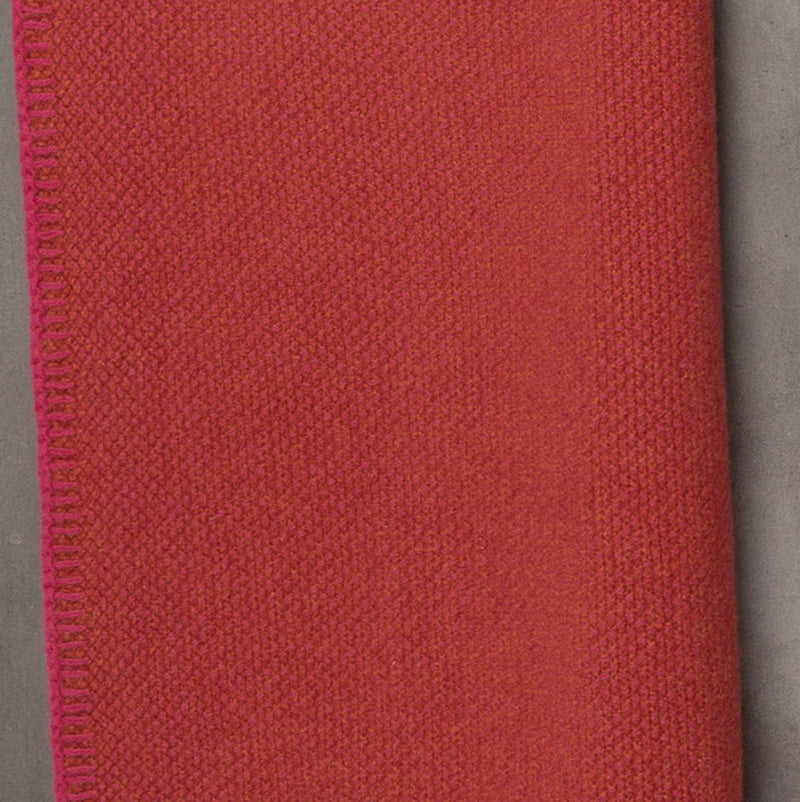 Hangai Mountain Textiles | Azalea & Saffron Bird's Eye Knit Cashmere Throw