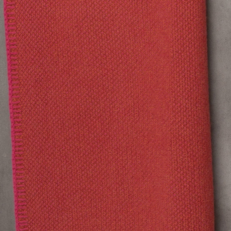 Hangai Mountain Textiles | Azalea & Saffron Bird's Eye Knit Cashmere Throw
