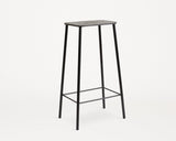 Frama | Adam Stool | Black | Black Leather