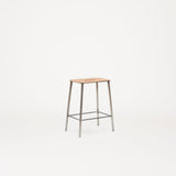 Frama | Adam Stool | Natural Leather | Raw Steel
