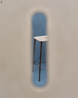 Frama | Adam Stool | Natural Leather | Raw Steel