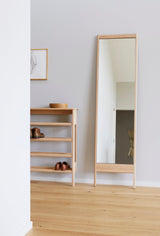Form & Refine A Line Mirror, White Oak