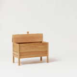 Form & Refine A Line Storage Bench 68, Oak