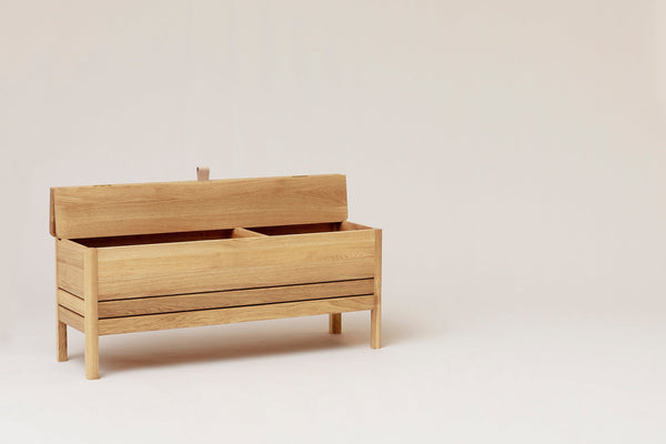 Shop Zung Form & Refine A Line Storage Bench 111, White Oak