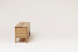 Form & Refine A Line Storage Bench 111, Oak