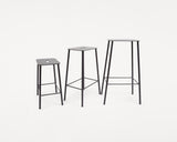 Frama | Adam Stool | Black | Black Leather