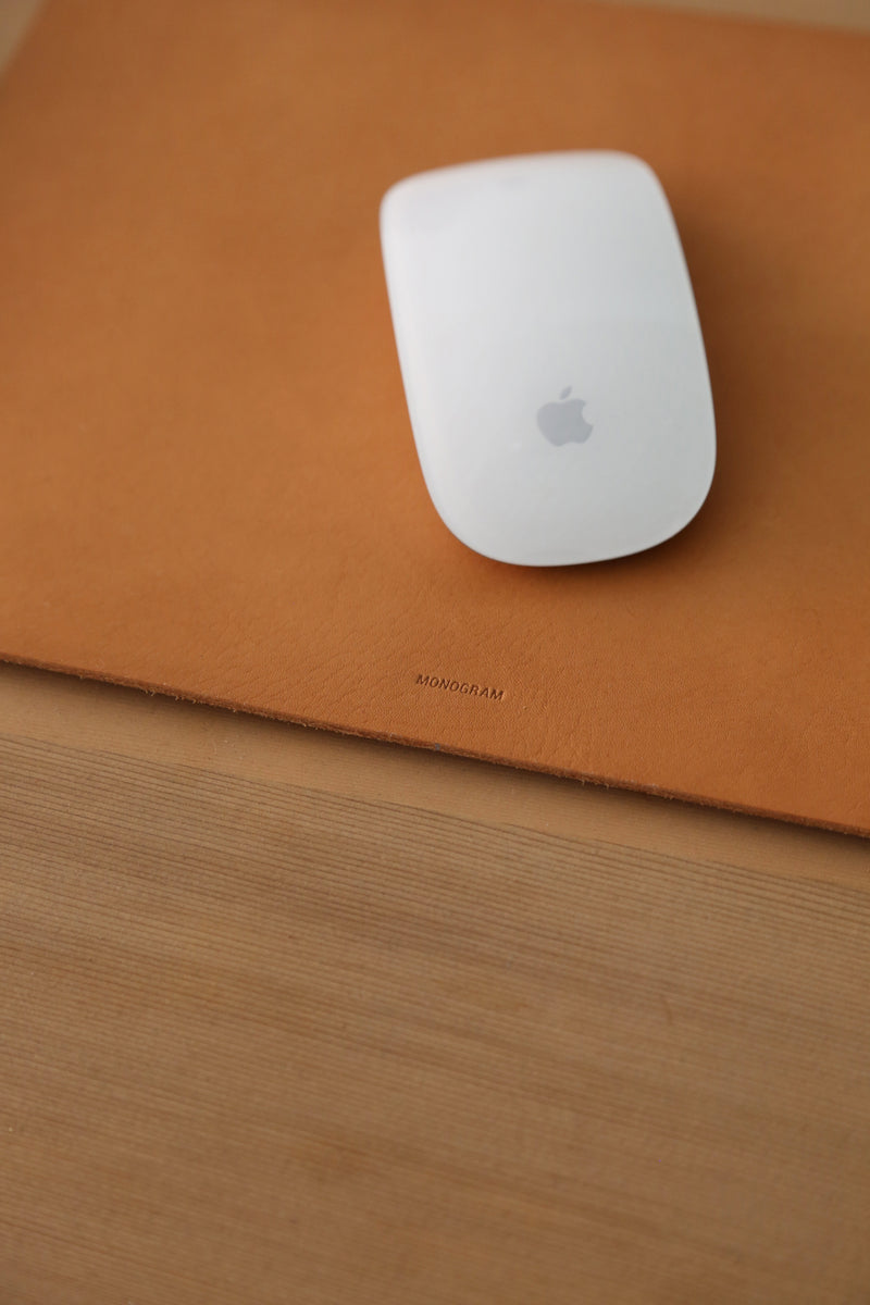 Monogram Leather | Mouse Pad