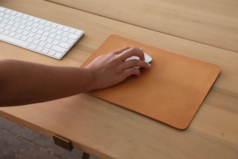 Monogram Leather | Mouse Pad