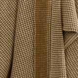 Hangai Mountain Textiles | Linen & Cognac Waffle Knit Throw